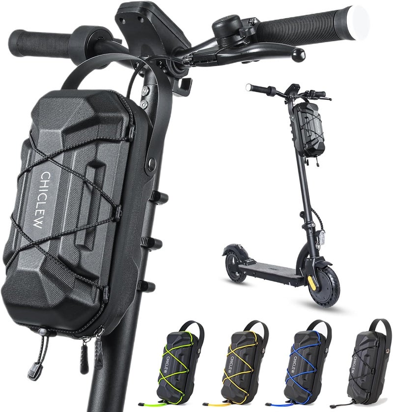 CHICLEW 3L Electric Scooter Bag, Waterproof Scooter Storage Bag with Multicolor Drawstrings, 3L Large Capacity Scooters Handlebar Bag, Compatible with Scooters, Bikes, Segway Ninebot and NIU - Image 1